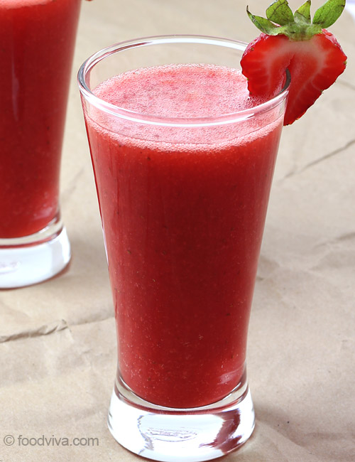 Strawberry Juice Simple Juicing Recipe to Make Fresh Juice at Home