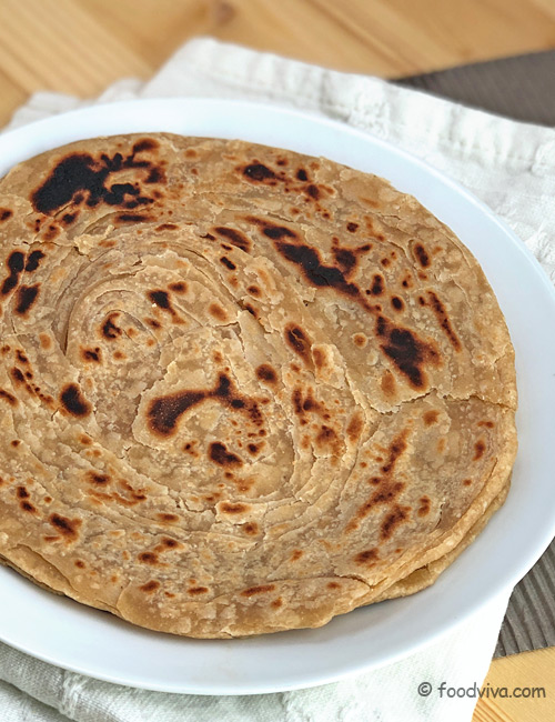 Lachha Paratha without Maida Recipe