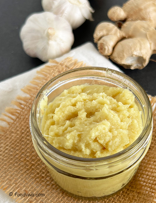 Homemade Ginger Garlic Paste Recipe