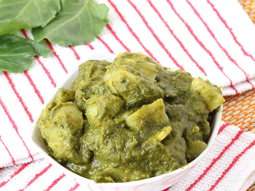 Aloo Palak Gravy