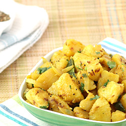 Dry Potato Bhaji