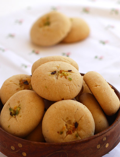 Nan Khatai Recipe Eggless Buttery Indian Cookies Step By Step Photo