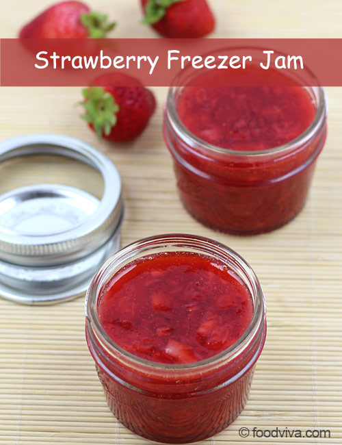 Easy Strawberry Freezer Jam Recipe