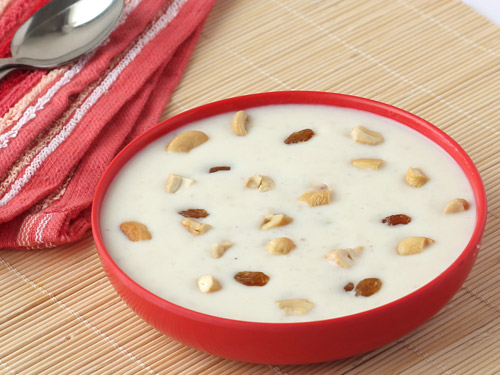 Palada Pradhaman With Nuts Recipe