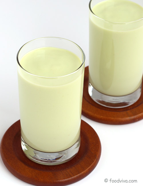 Avocado Milkshake Recipe Without Ice Cream - Step By Step Photos