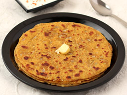 Mesi Ki Roti Missi Roti Recipe - Rajathani & Punjabi Misi Roti With Step by Step Photos