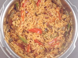 Capsicum Rice Recipe With Step By Step Photos - Capsicum Pulao