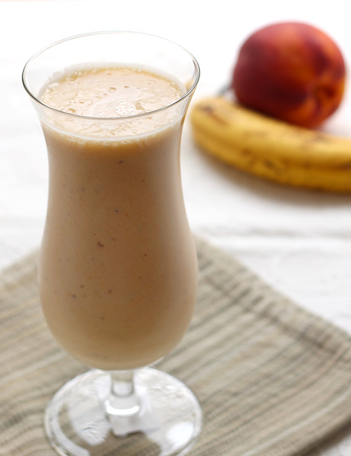 Peach Banana Smoothie without Yogurt