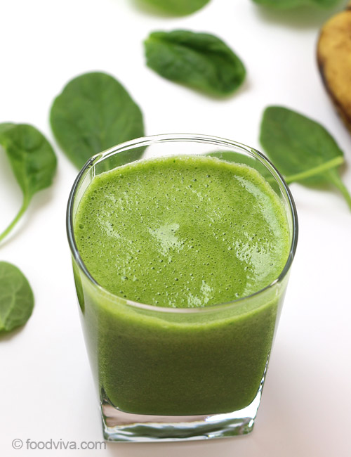 Banana Spinach Smoothie Recipe - Refreshingly Healthy ...