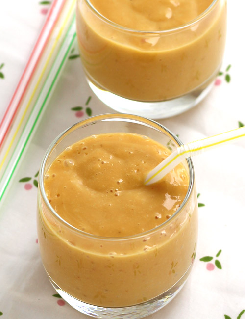 Coconut Milk Smoothie with Mango